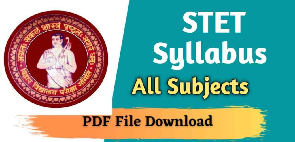STET syllabus paper 1